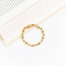 Silver Hardware Chain Bracelet by WJW