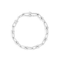 Silver Hardware Chain Bracelet