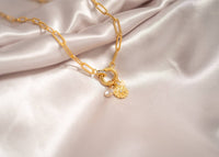 Silver Rhinestone Charm Holder Necklace Modern Elegance