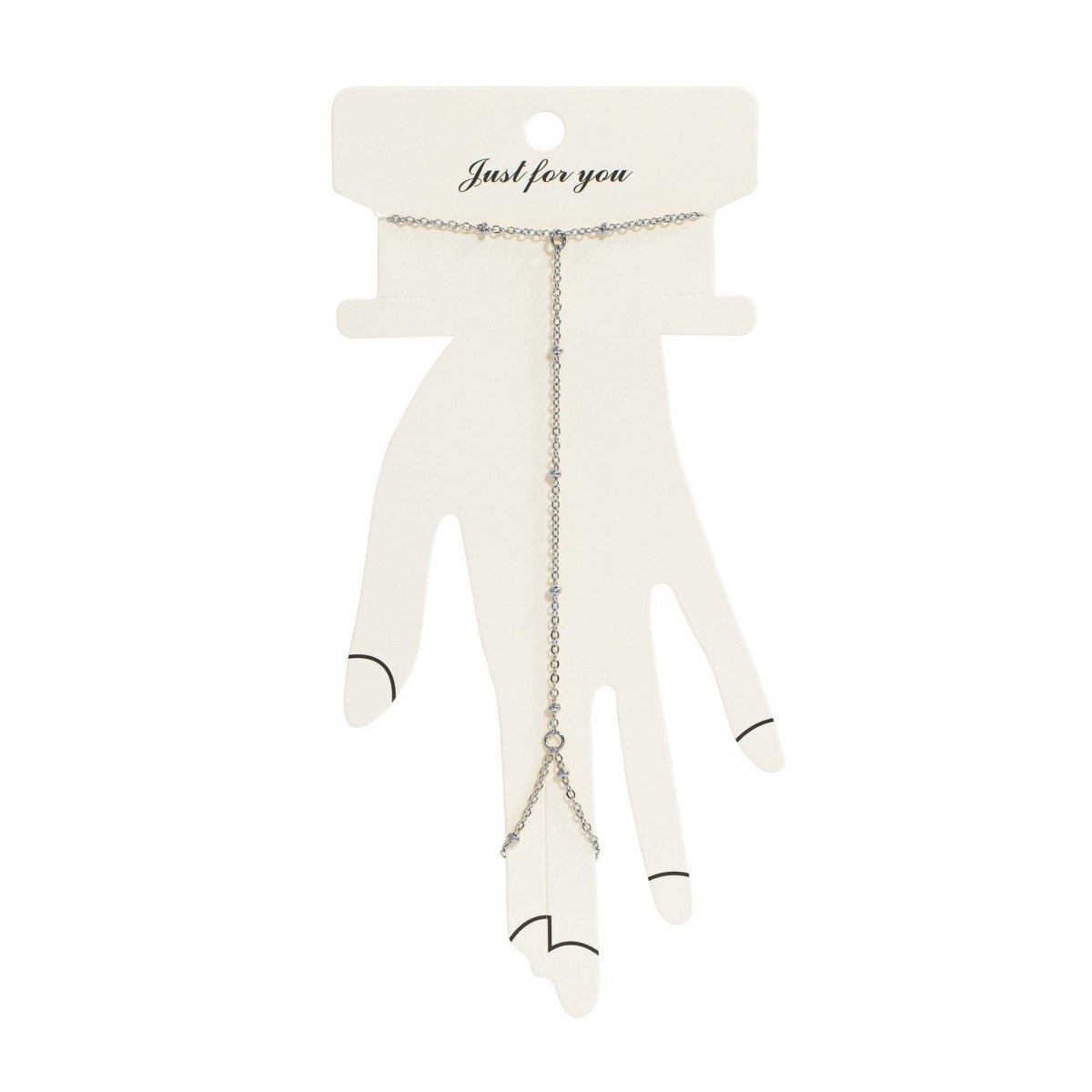 Silver Satellite Hand Chain