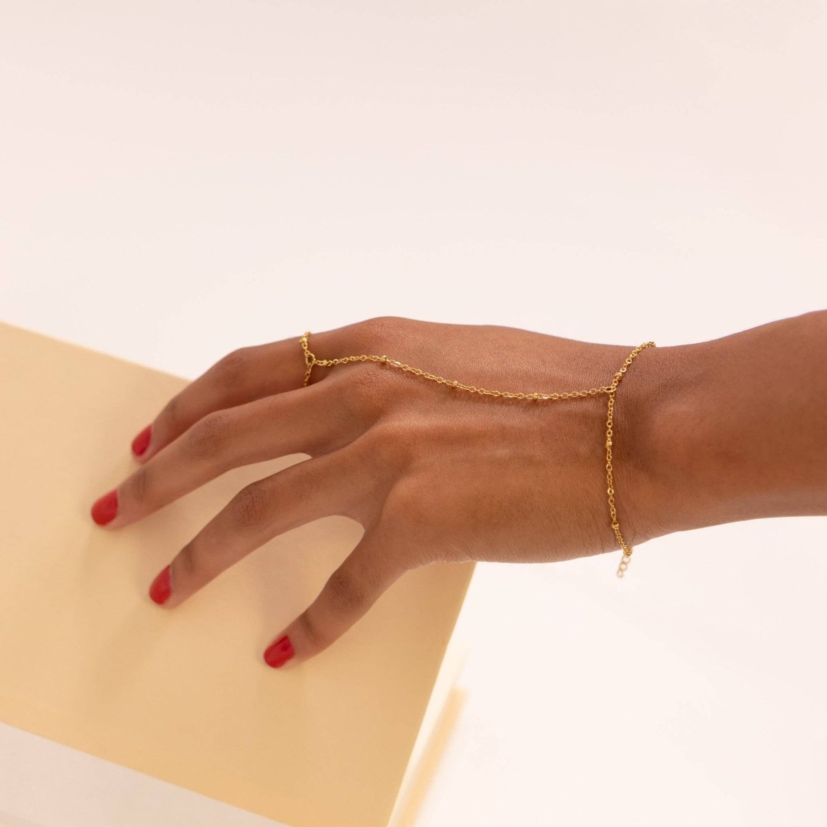 Silver Satellite Hand Chain