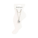 Silver Sea Turtle Anklet by WJW
