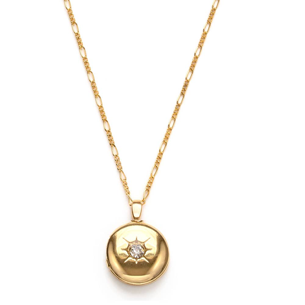 Small Round Locket - Red Bird Road