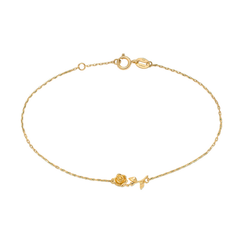 Solid Gold Forever Rose Bracelet by La Kaiser