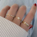 Solitaire Pearl Ring Rings by Sami Jewels