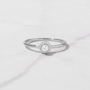 Solitaire Pearl Ring Rings by Sami Jewels