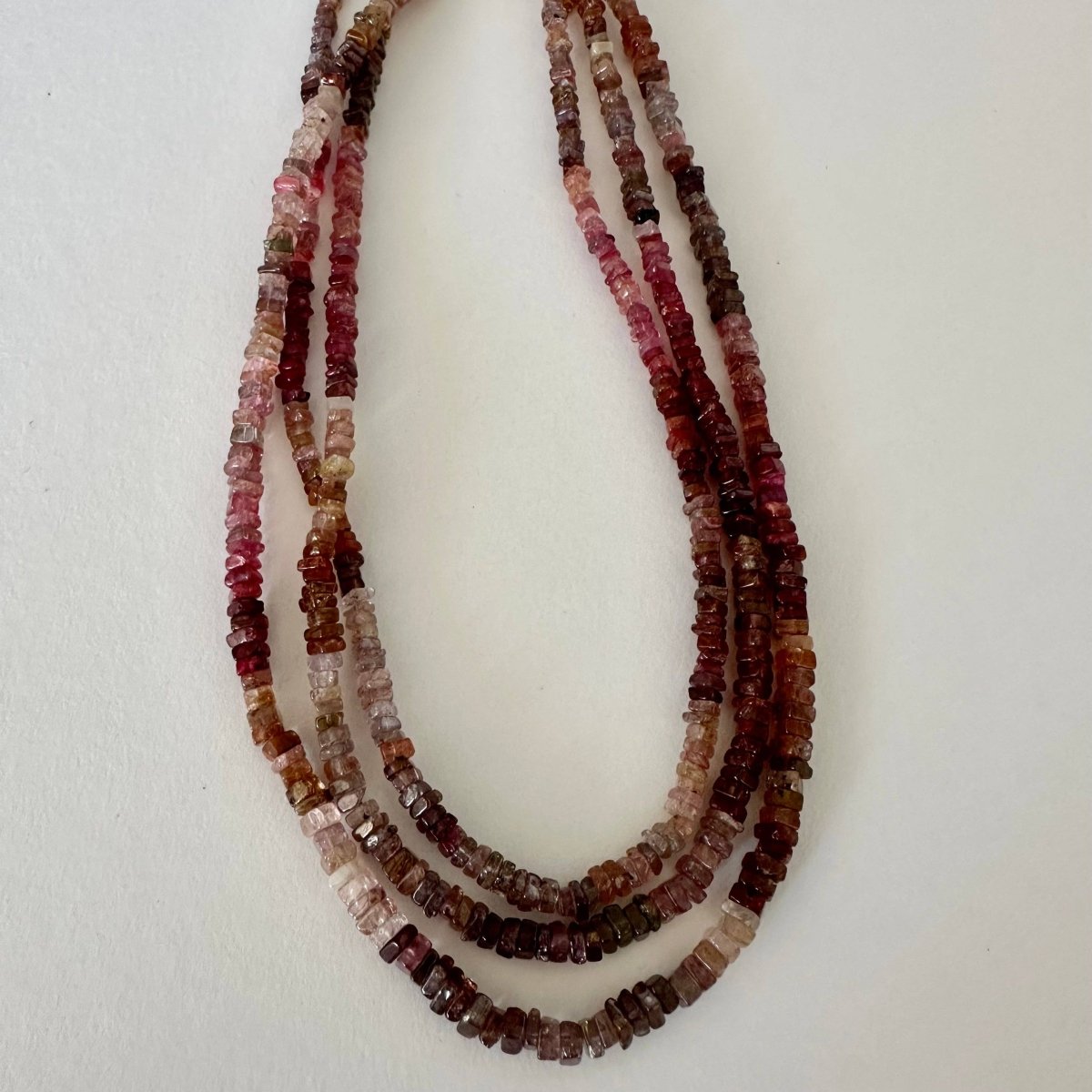 Spinel Fall Necklace | Gemstone Beaded