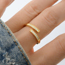 Spiral Studded Ring - Red Bird Road