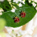 Spot Me if You Can Gold Ladybug Studs