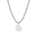 Stainless Steel Heart Beaded Waterproof Necklace - Red Bird Road
