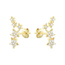 Starry Night Constellation Stud Earrings: Gold by Kamaria Jewelry