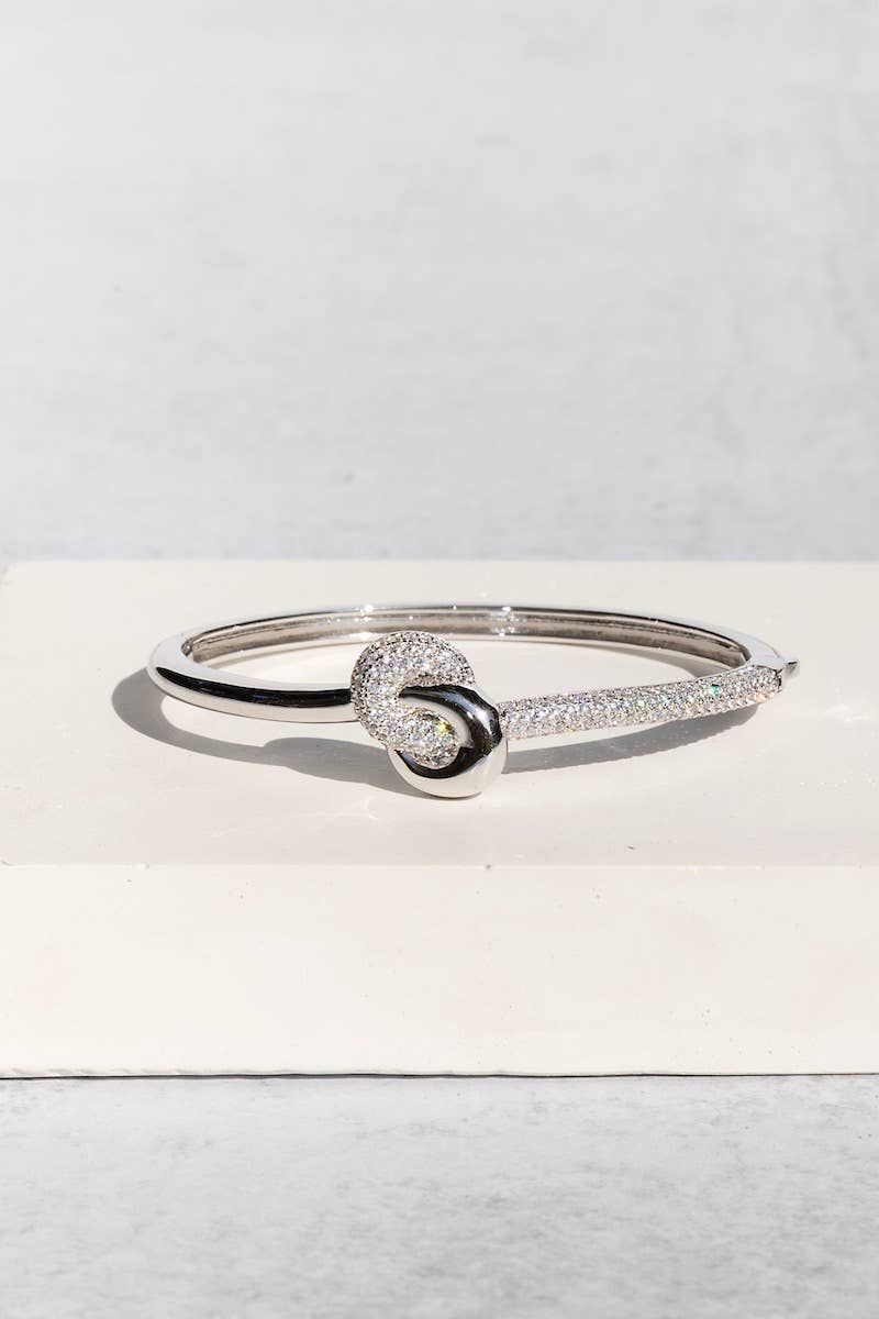 Sterling Silver Love Knot Bracelet