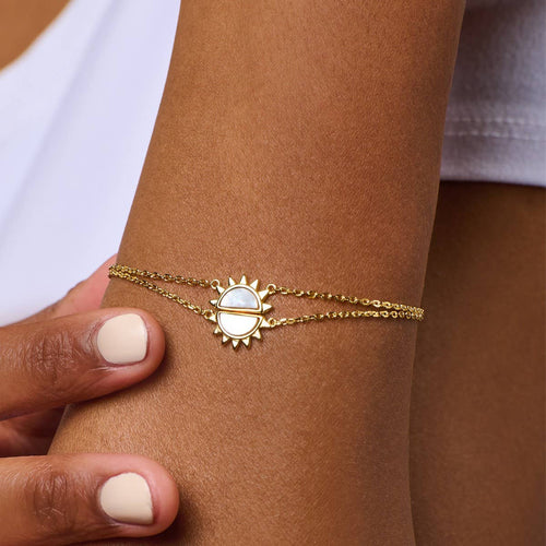 Sunrise Sunset Bracelet Set by Little Sky Stone