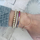 Tennis bracelet Colorful rainbow crystals