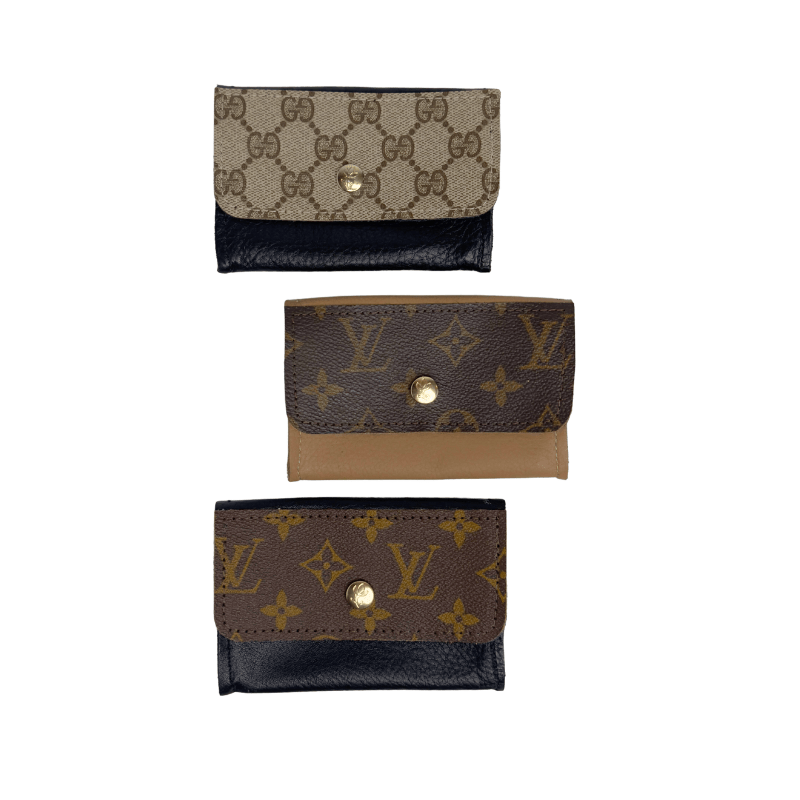 Tessa Wallet In Leather | Upcycled LV