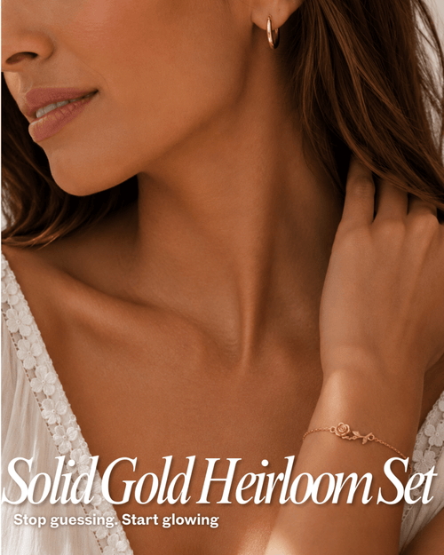 The Solid Gold Heirloom Set by Red Bird Road