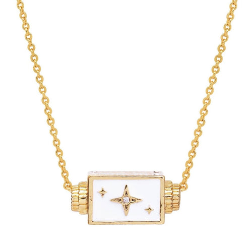 To the Moon and Back Spinner Necklace