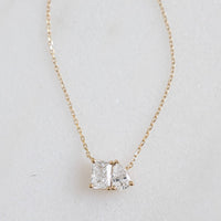 Toi et Moi Necklace: Gold