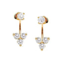 Triple Crystal Ear Jackets by HolyBang Jewels
