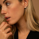 Triple Crystal Ear Jackets by HolyBang Jewels