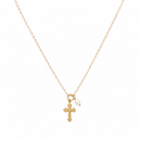 Truly Blessed Gold Charm Necklace - Red Bird Road