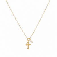Truly Blessed Gold Charm Necklace