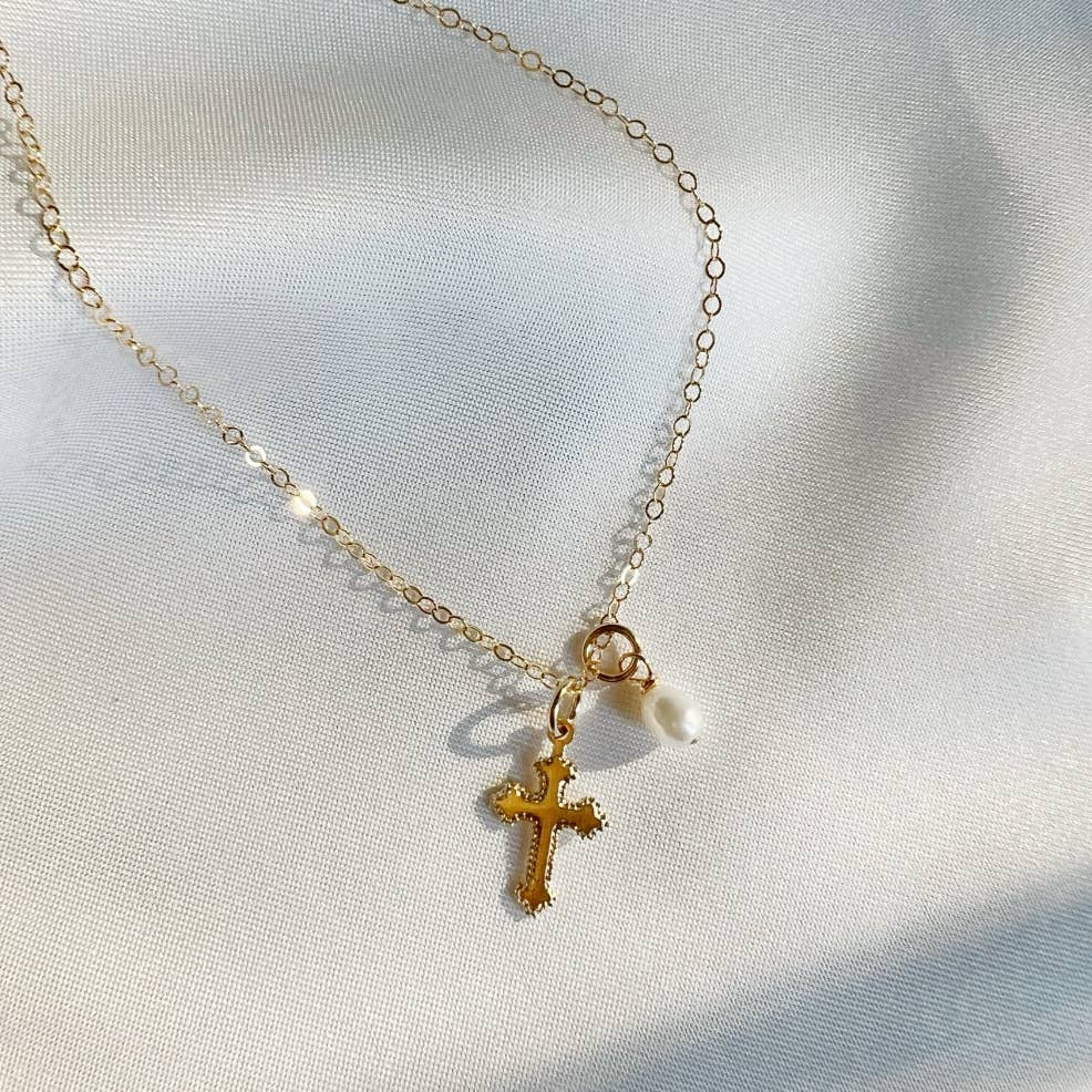 Truly Blessed Gold Charm Necklace
