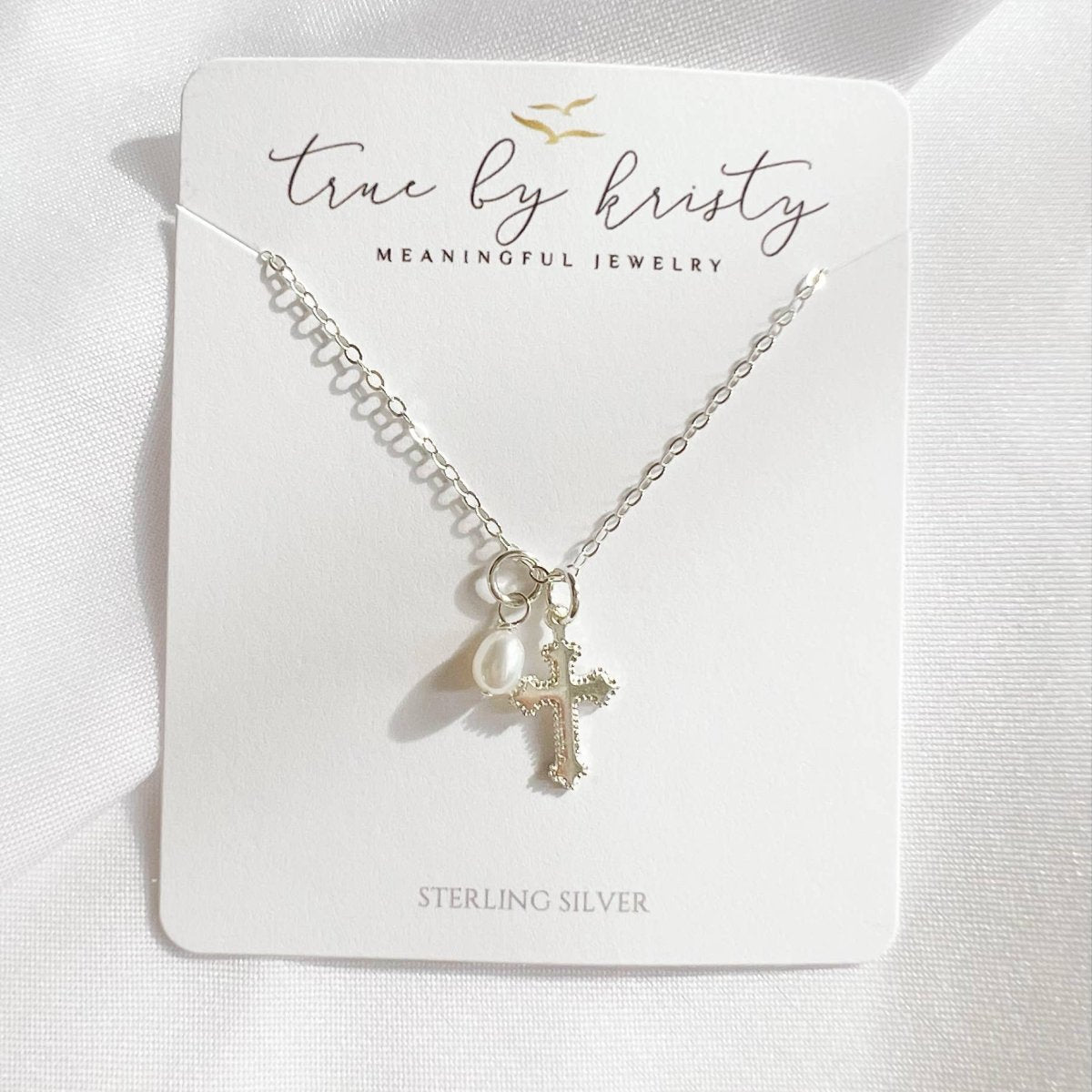 Truly Blessed Sterling Silver Charm Necklace