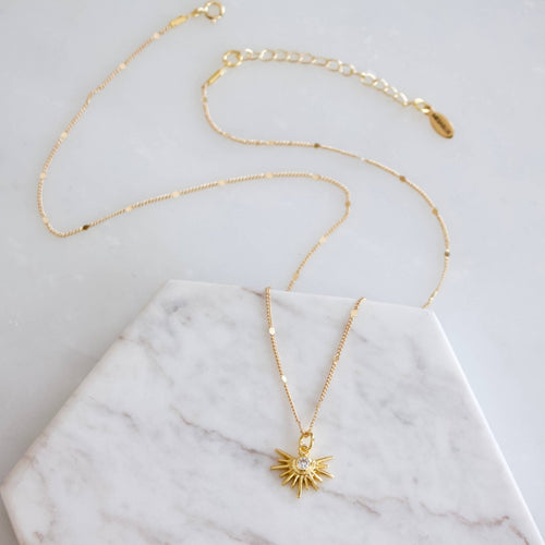 Turquoise Starburst Necklace