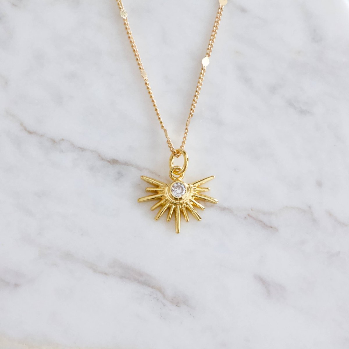 Turquoise Starburst Necklace