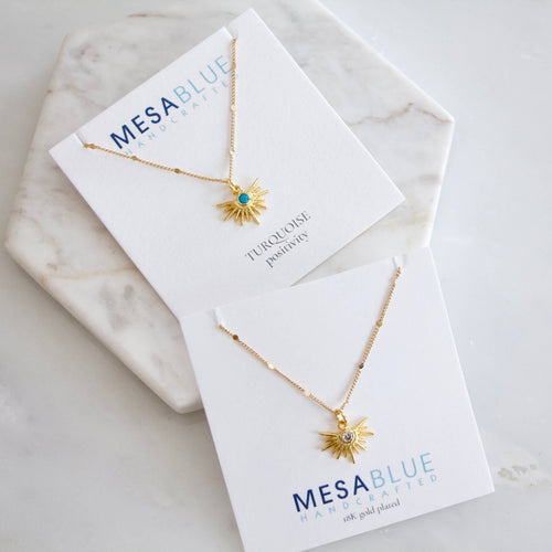 Turquoise Starburst Necklace