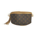 Upcycled Full Front Louis Vuitton Britt Belt Bag In Bronze Leather