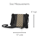 Upcycled Gucci Caroline Crossbody In Black Leather - Red Bird Road