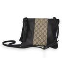 Upcycled Gucci Caroline Crossbody In Black Leather - Red Bird Road