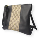 Upcycled Gucci Caroline Crossbody In Black Leather - Red Bird Road