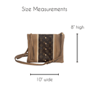 Upcycled Louis Vuitton Caroline Crossbody In Mocha Mousse Leather - Red Bird Road