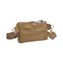 Upcycled Louis Vuitton Full Front Bella Belt Bag In Bronze Leather - Red Bird Road