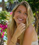 Venus Shell Statement Earrings by Glamrocks Jewelry