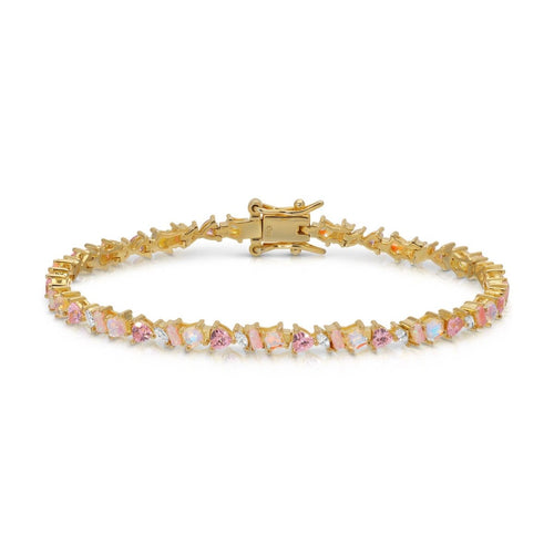 VIENNA BRACELET- PINK OPAL - Red Bird Road