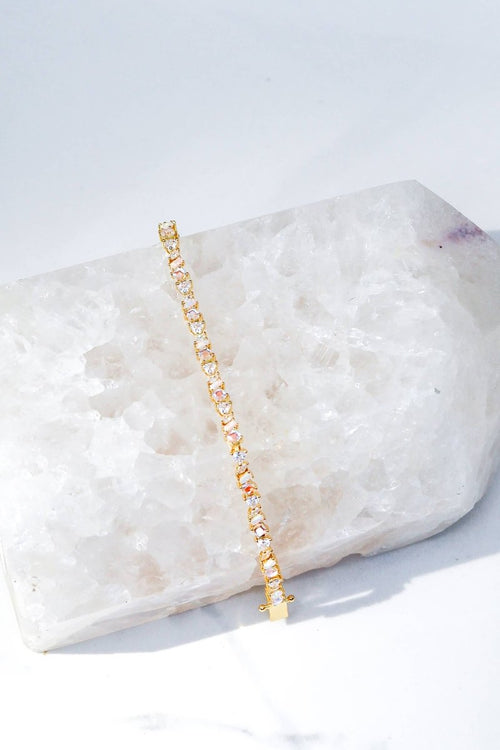 VIENNA BRACELET- PINK OPAL - Red Bird Road