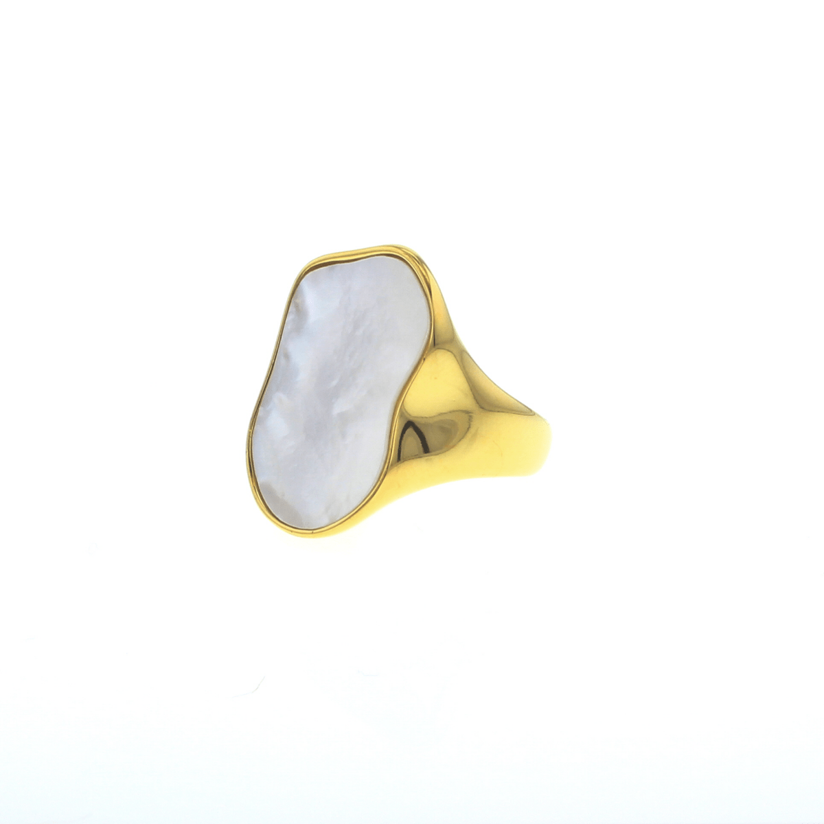 Waterproof Alice Ring: PVD Gold Plating