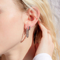 Waterproof Stainless Steel Hoop Earrings for Elegant Style