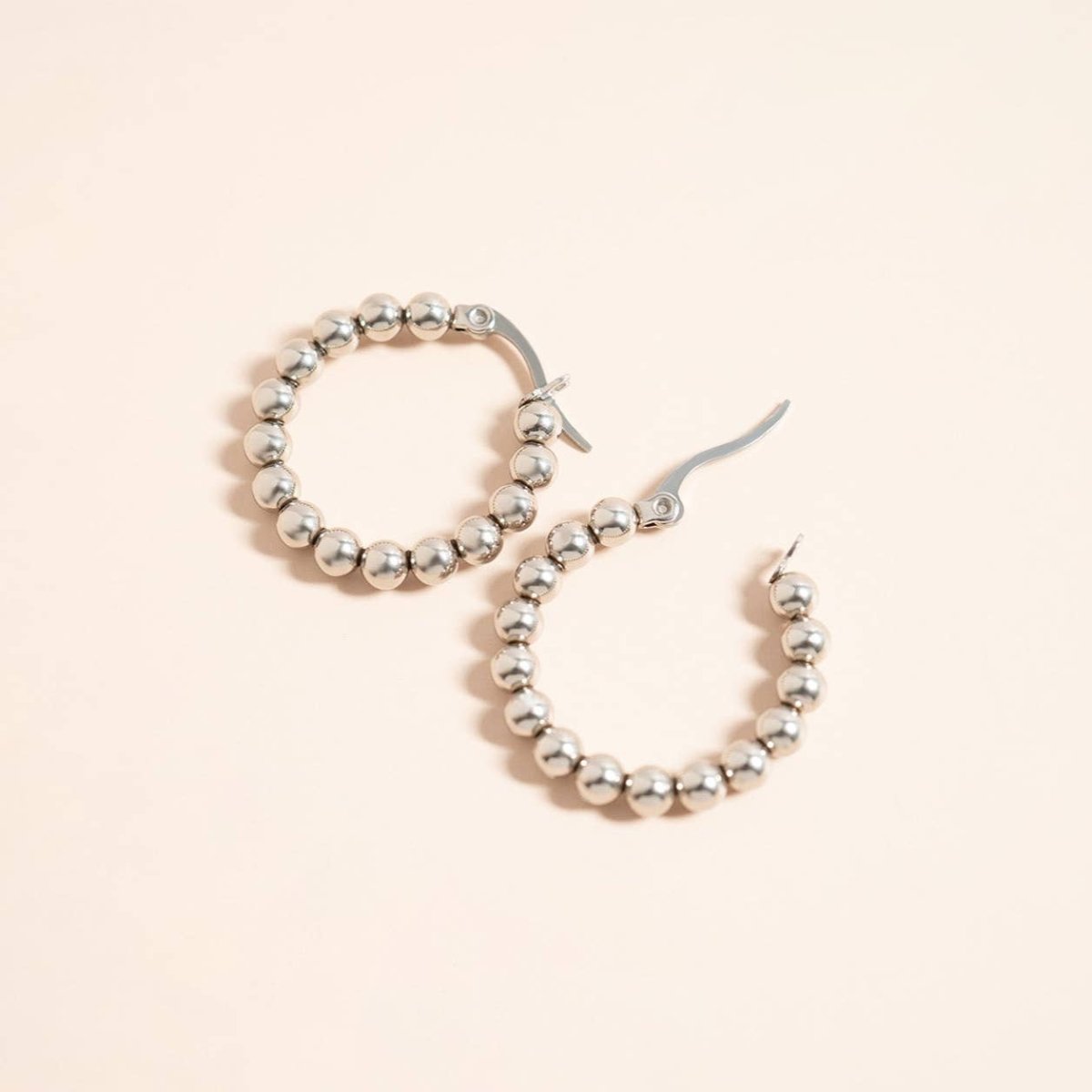 Waterproof Stainless Steel Hoop Earrings for Elegant Style