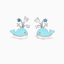 Whale You Be Mine Gold Studs