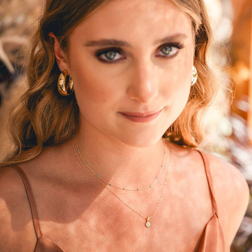 Wink Necklace: Turquoise