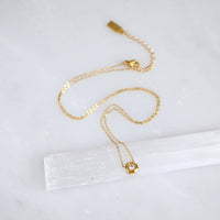 Zircon Geometric Nugget Necklace - Waterproof